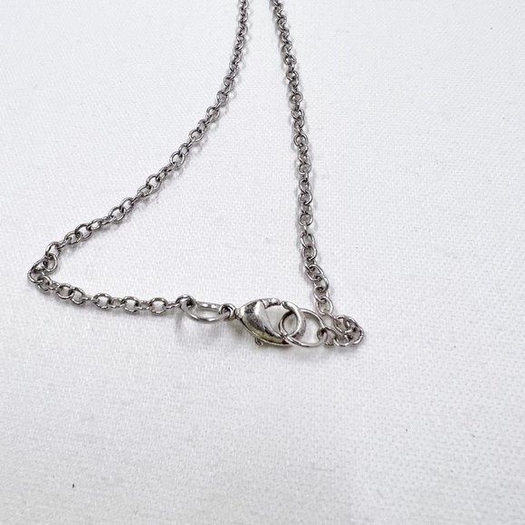 Silver Tone Jeweled 33” Chain Necklace - Picture 4 of 7